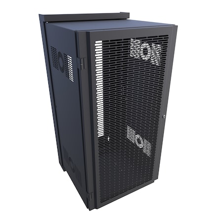 Hammond 24U 23D SWING-OUT WALL CABINET HWM2424U20BK